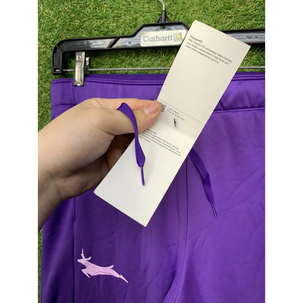 Nike Sweatpants Womens Large GCU Grand Canyon Lopes Tech Fleece Purple NWT